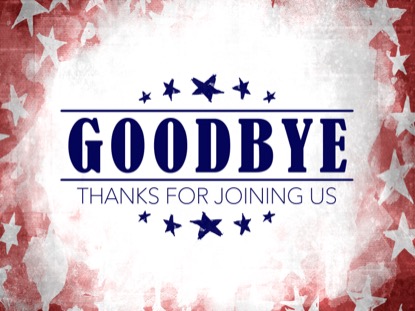 USA HOLIDAY GRUNGE CLOSING MOTION