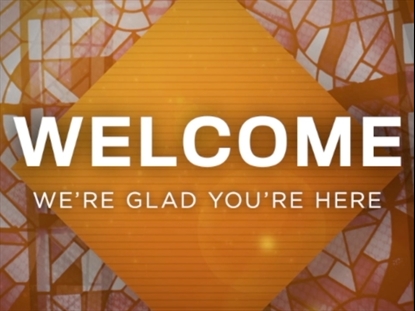 VINTAGE GLASS WELCOME MOTION