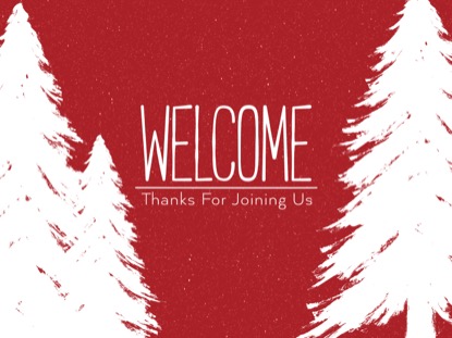 WINTER SPRUCE WELCOME MOTION