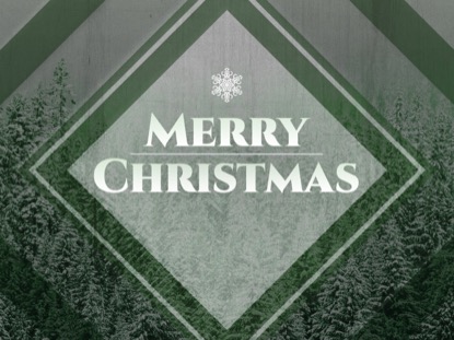 WINTER TRAILS GREEN CHRISTMAS MOTION