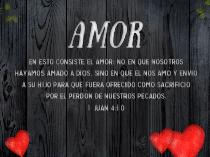 WOODEN VALENTINE FIRST JOHN MOTION - SPANISH