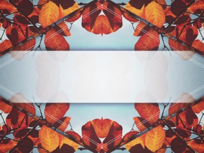 FALL KALEIDOSCOPE WELCOME BLANK