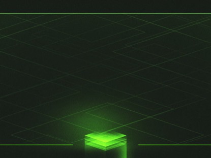 HOLOGRAPHIC CUBES GREEN