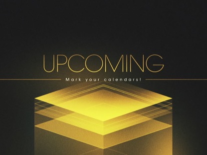 HOLOGRAPHIC CUBES UPCOMING