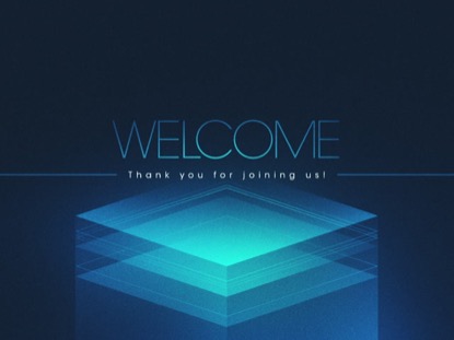 HOLOGRAPHIC CUBES WELCOME