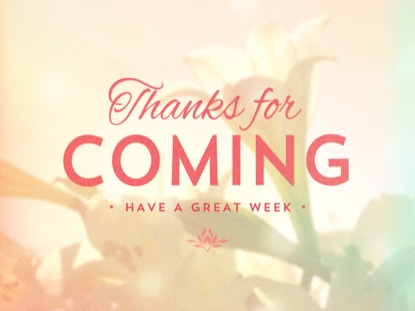 Lilies Thanks For Coming Igniter Media Worshiphouse Media