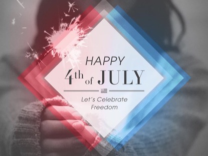 BACKYARD PATRIOTIC HAPPY 4TH OF JULY LOOP