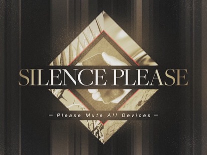PHOTO DIAMOND: SILENCE PLEASE