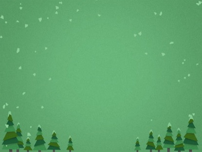SNOWY TREES GREEN