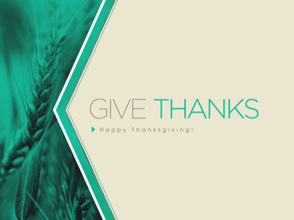 THANKSGIVING COLORS GIVE THANKS