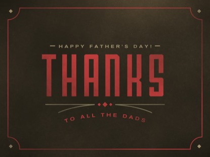 WESTERN LINES THANKS TO ALL THE DADS