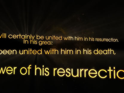 RESURRECTION SCRIPTURE