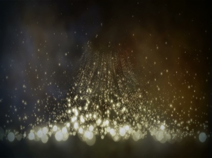 BLUE AND GOLD FOUNTAIN