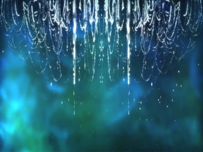 BLUE CHANDELIER