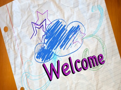 PENCIL DOODLES WELCOME