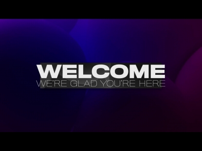 LIVESTREAM WELCOME TITLE SCREEN MULTICOLOR