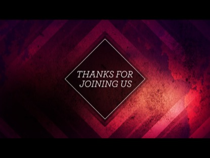 ARROWS THANKS FOR JOINING US