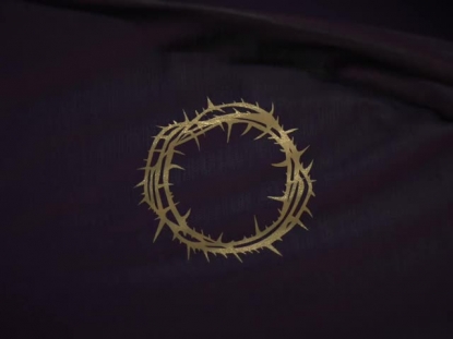EASTER UPSIDE DOWN: CROWN OF THORNS MOTION BACKGROUND