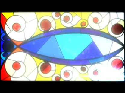 THE ICHTHUS IN STAINED GLASS