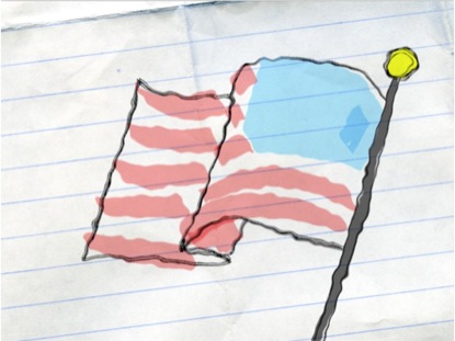 A VERY SPECIAL COUNTRY MOTION FLAG