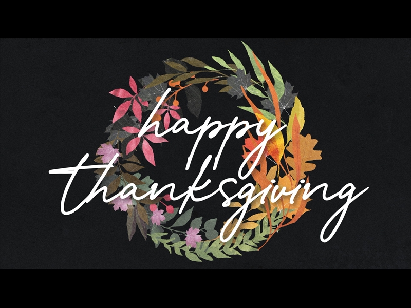 AUTUMN WREATH THANKSGIVING