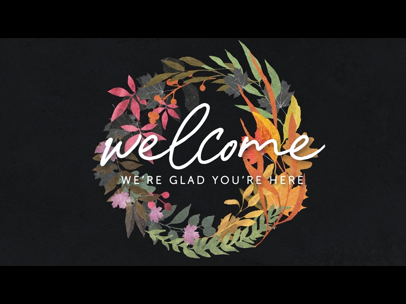 AUTUMN WREATH WELCOME