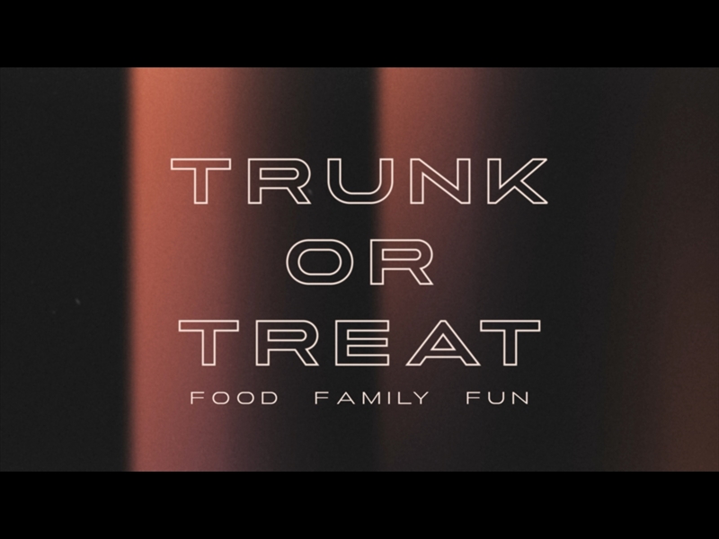 BEAM OF LIGHT TRUNK OR TREAT