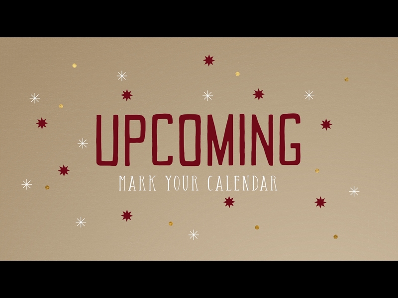 CRAFT CHRISTMAS: UPCOMING