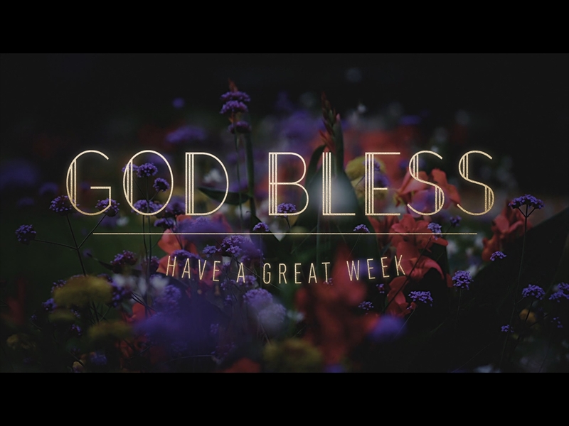 EBONY FLORAL: GOD BLESS