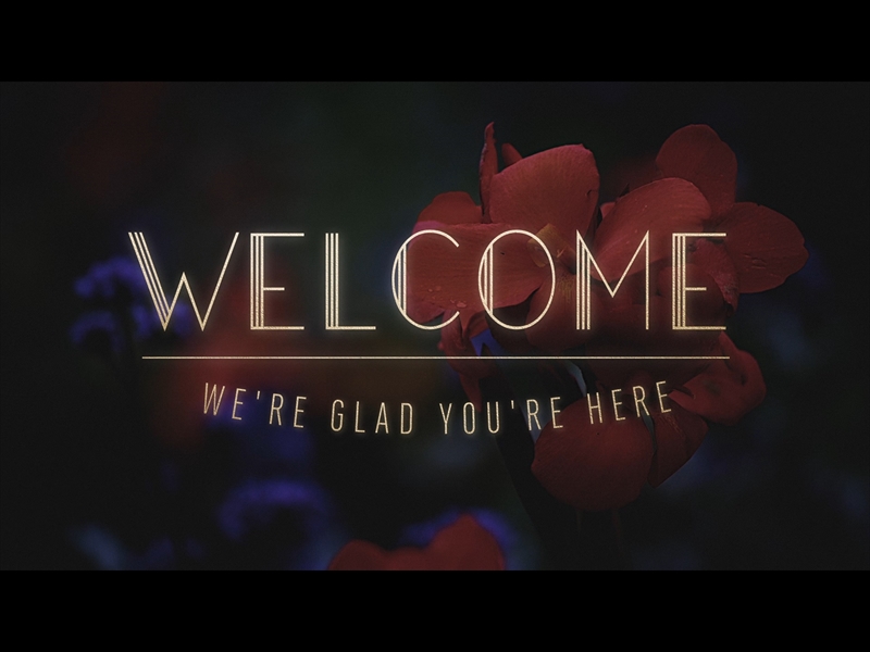 EBONY FLORAL: WELCOME