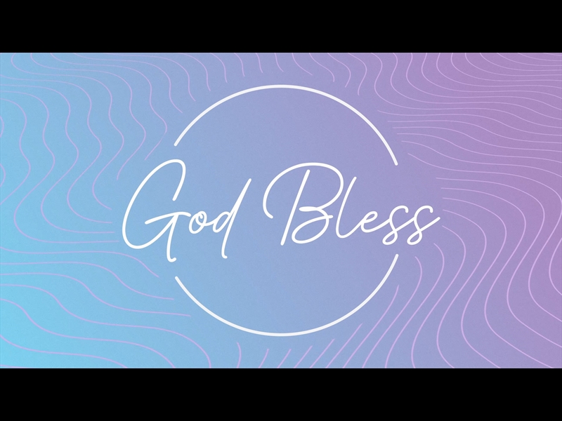 LAVENDER WAVES GOD BLESS