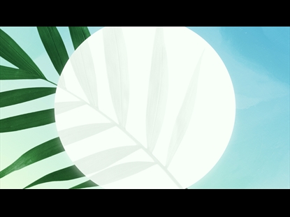 MODERN PALM GREEN LOOP