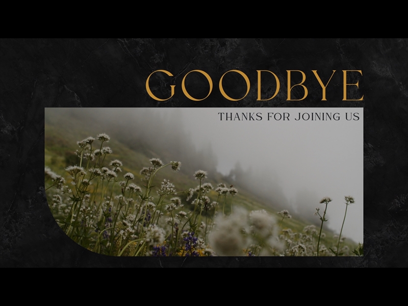 MOUNTAINSIDE GOODBYE