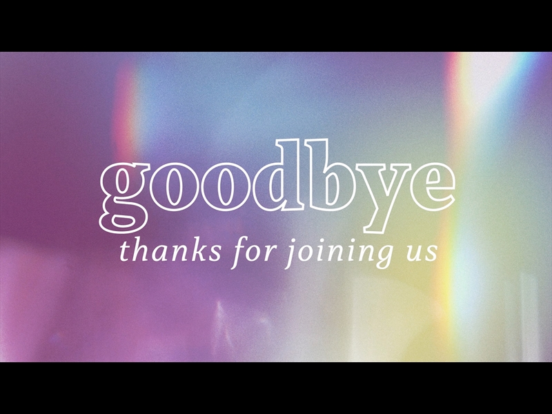 SHINE BRIGHT GOODBYE