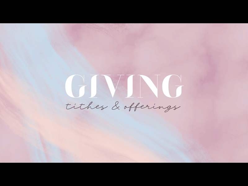 SWEET BREEZE: GIVING