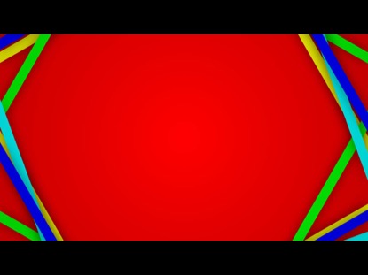 COLORFUL SQUARES ON RED