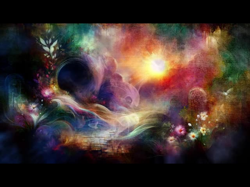 COLORFUL RESURRECTION SUNDAY BACKGROUND