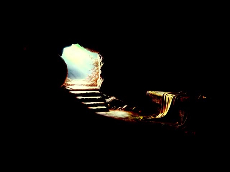 EASTER MORNING EMPTY GRAVE BACKGROUND