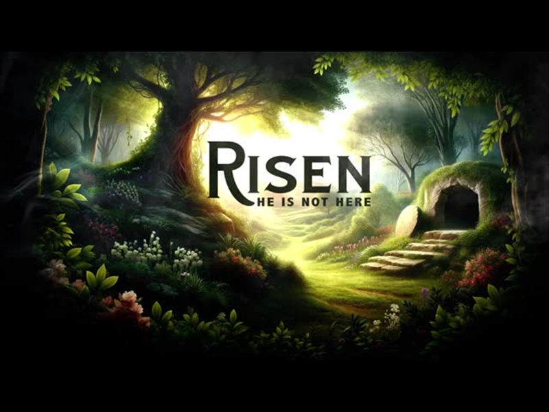 HE IS NOT HERE GARDEN OF THE OPEN TOMB