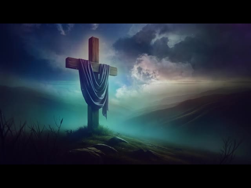 LARGE CROSS WITH CLOTH