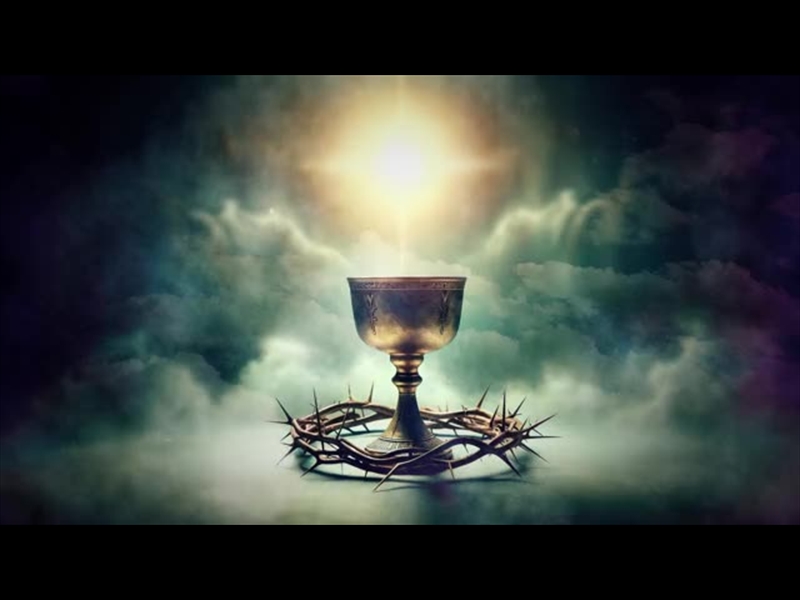 LORDS SUPPER CUP AND CROWN OF THORNS