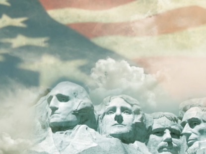 MOUNT RUSHMORE PATRIOTIC BACKGROUND