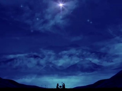 NATIVITY SCENE MESSIAH IS BORN TONIGHT