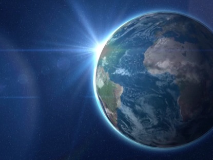 PLANET EARTH ROTATING