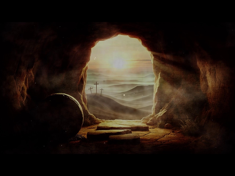 RISEN EASTER WORSHIP BACKGROUND