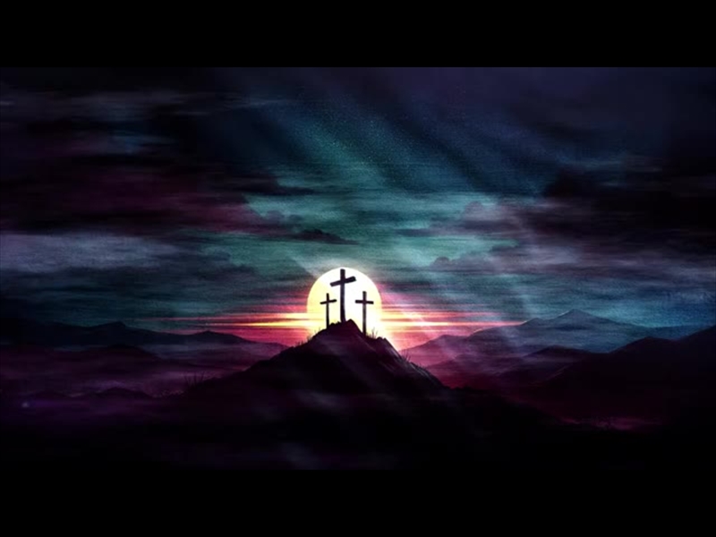 SUNRISE AND THREE CROSSES