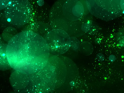 BOKEH GREEN STARS MOTION 1
