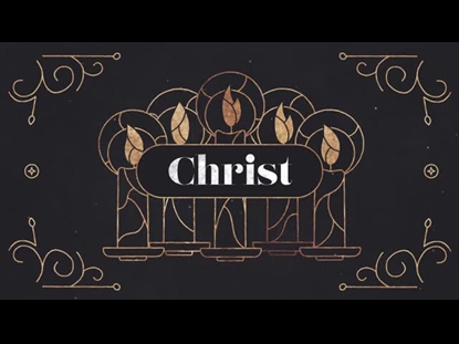 ADVENT GLITTER CHRIST