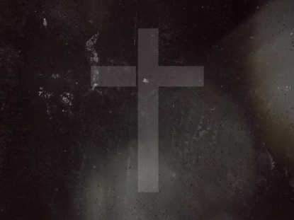 ALPHA AND OMEGA CRUCIFIED SYMBOL