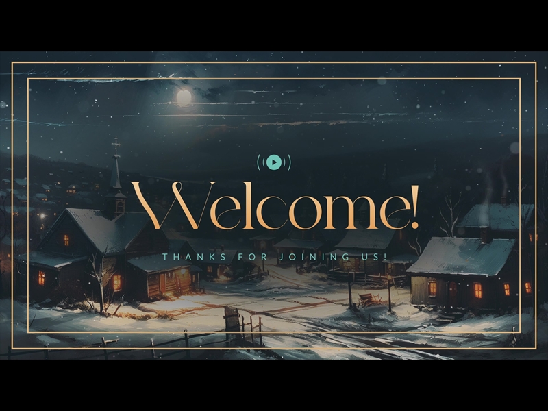 Christmas Villages Stream Shift Worship Playback Media Store